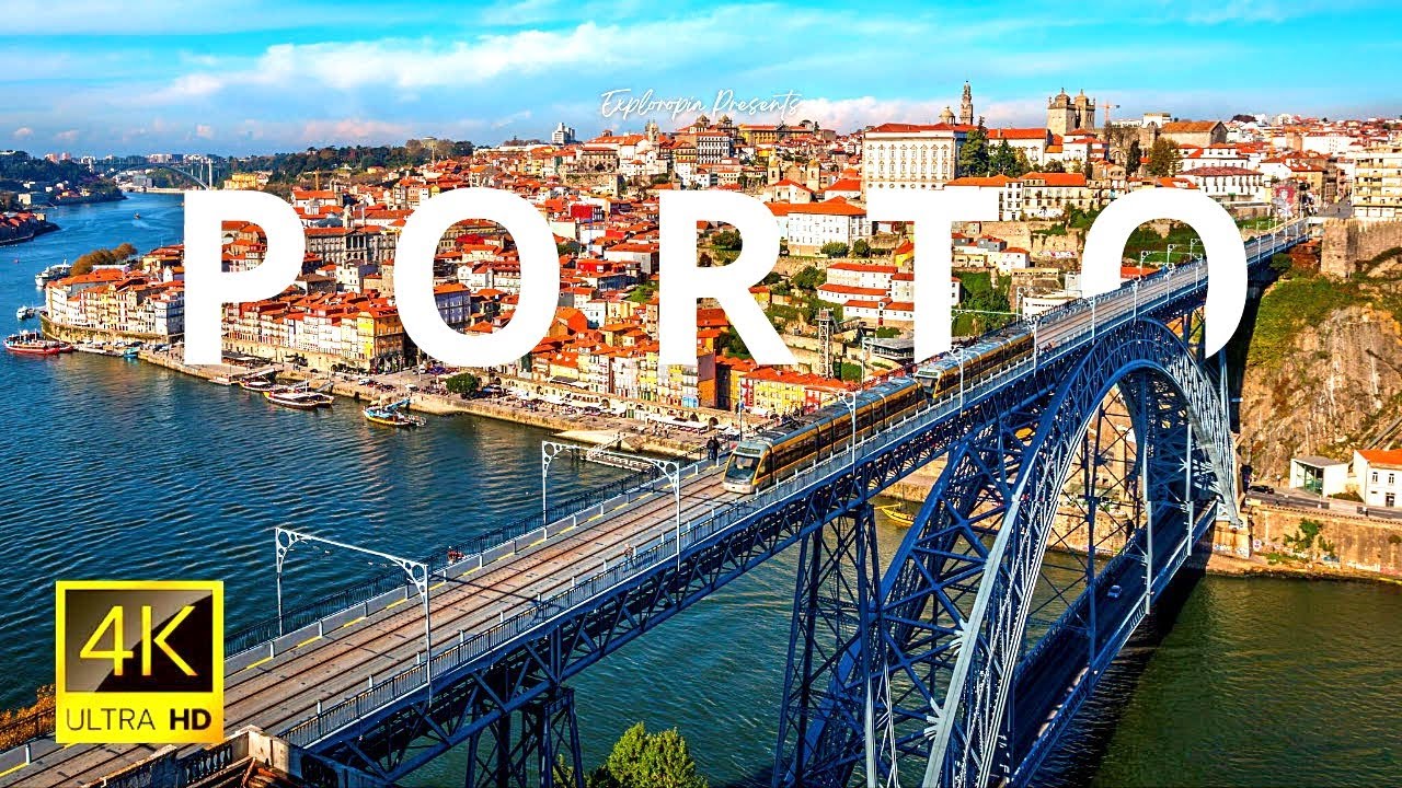 Porto, Portugal 🇵🇹 in 4K 60FPS ULTRA HD Video by Drone