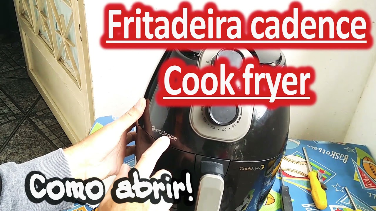 FRITADEIRA CADENCE - COMO DESMONTAR