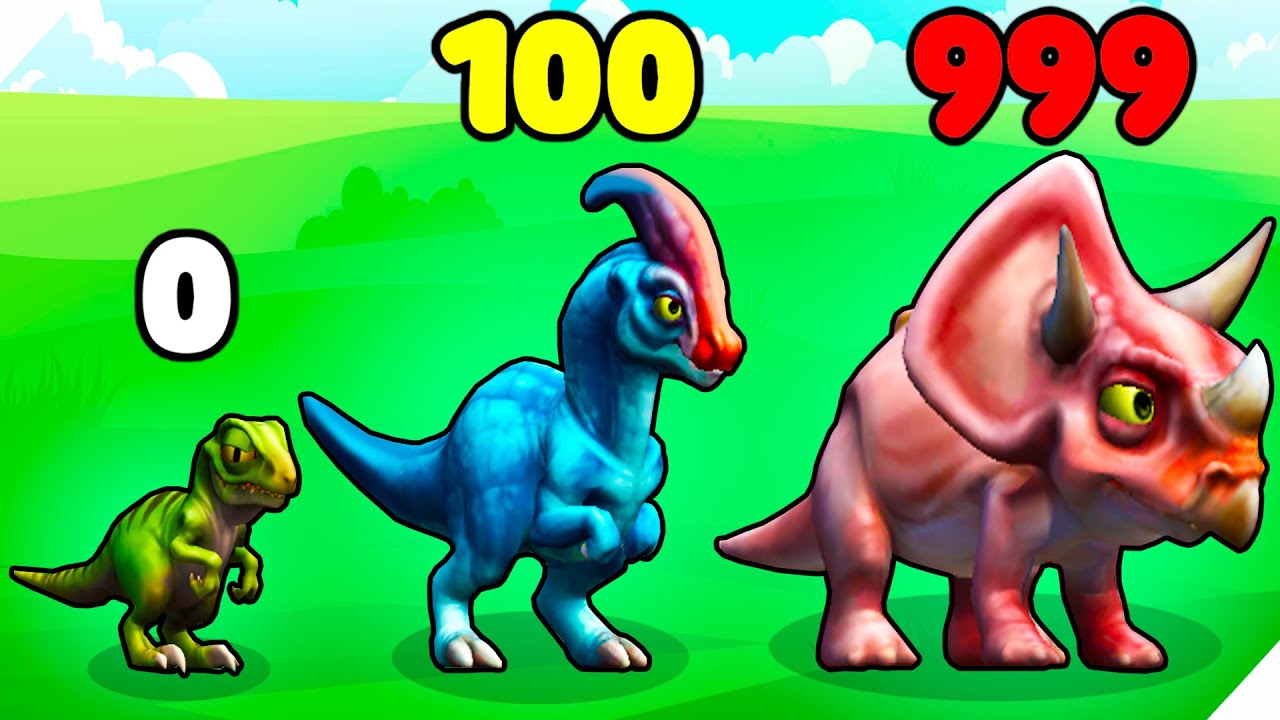 ЭВОЛЮЦИЯ ДИНОЗАВРА ДЛЯ ПОЕДАНИЯ ДРУГИХ ДИНОЗАВРОВ! Dino io 3D