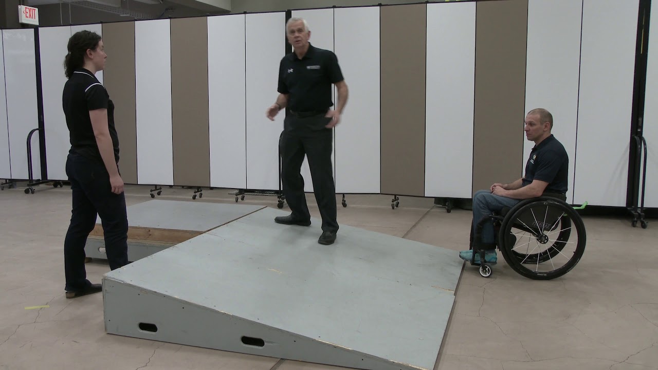 Ascends Slight Incline: Slalom Using Downhill Turn