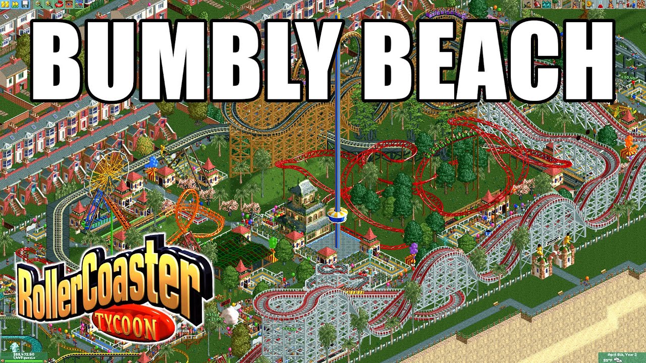 Bumbly Beach Playthrough - RollerCoaster Tycoon - Openrct2