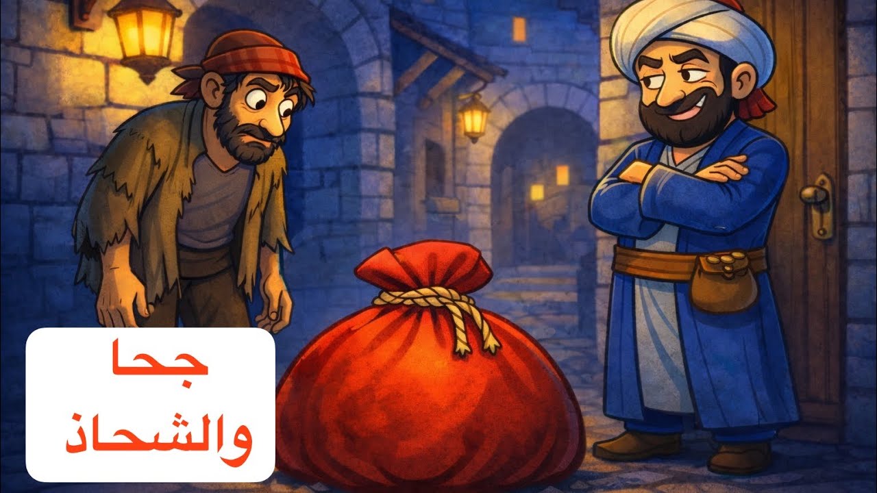 جحا والشحاذ… حيلة أنهت الإزعاج إلى الأبد