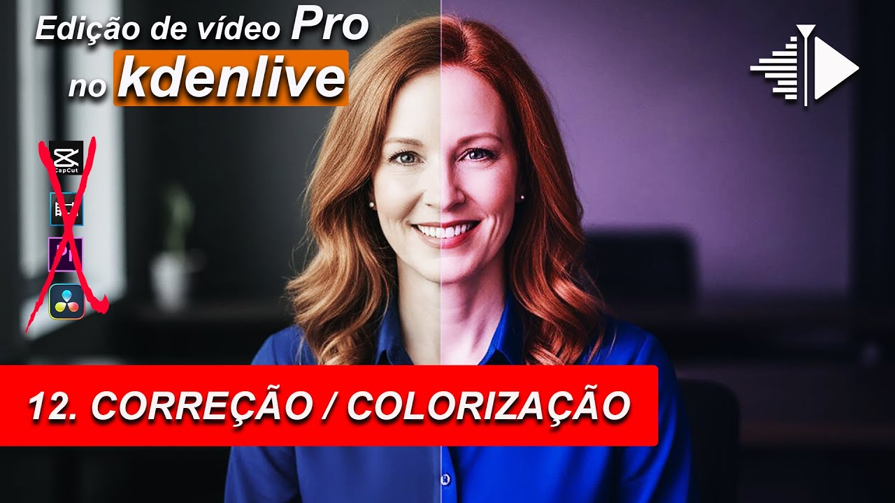 Como fazer correção e colorização no KDENLIVE