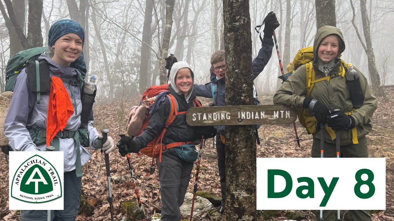 AT Thru Hike, день 8 - Standing Indian и SNOW?