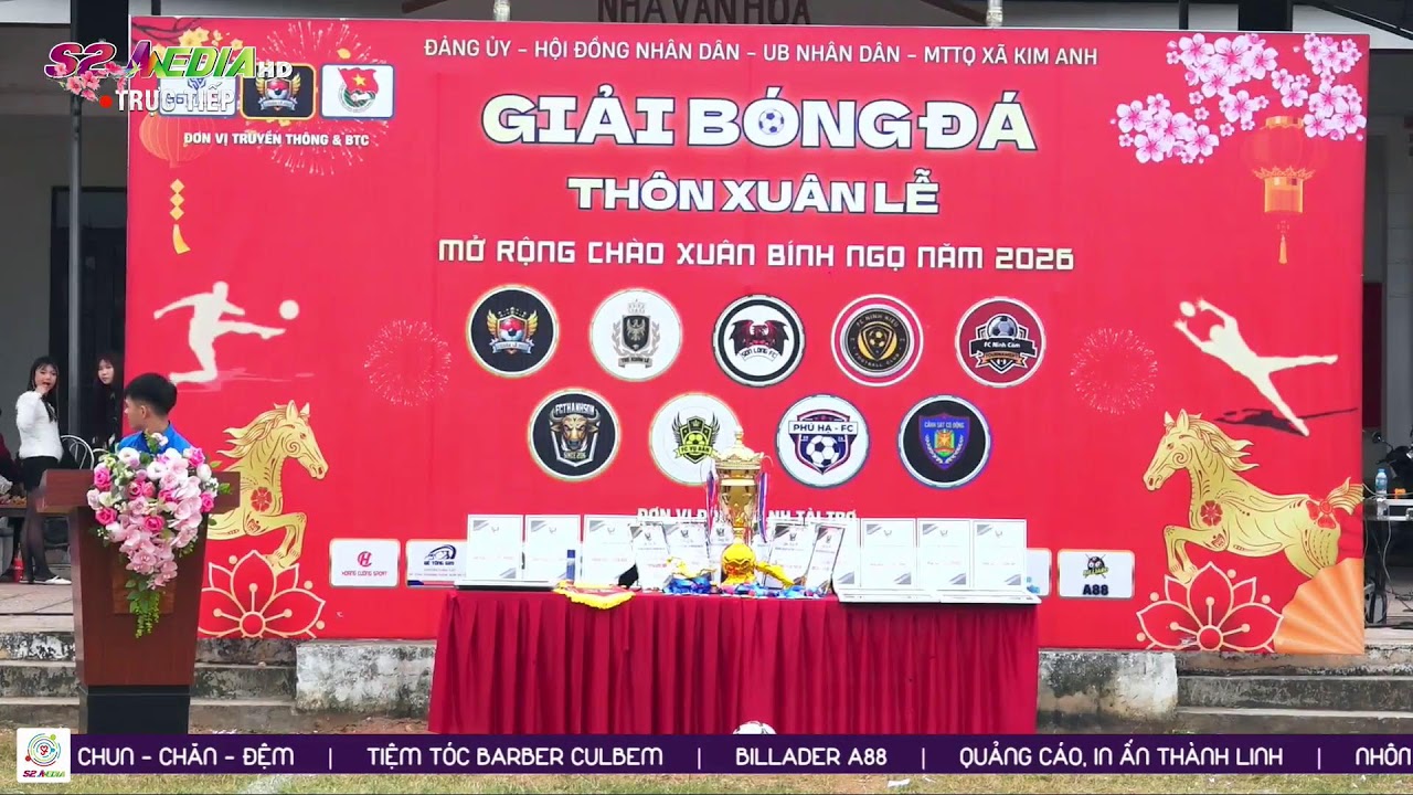 🏆 KHAI MẠC  |  GIẢI BÓNG ĐÁ THÔN XUÂN LỄ CHÀO XUÂN BÍNH NGỌ NĂM 2026 🏆
