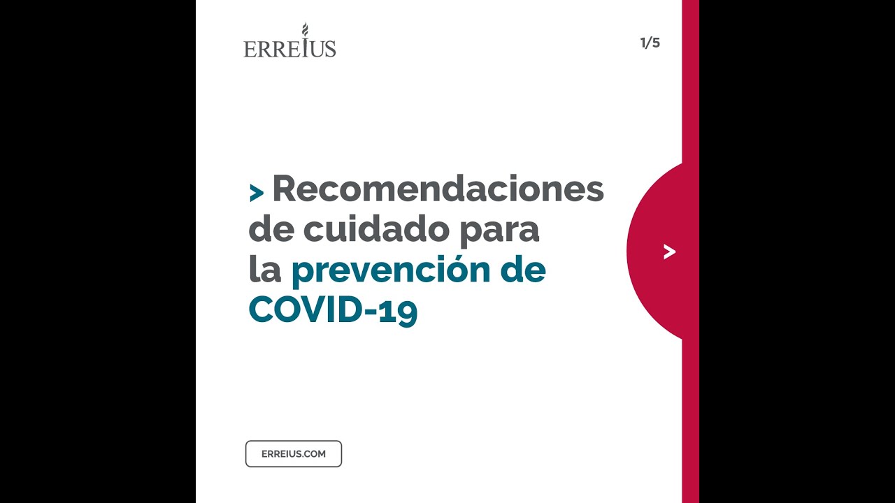 Recomendaciones de cuidado para la prevenci&oacute;n de COVID-19