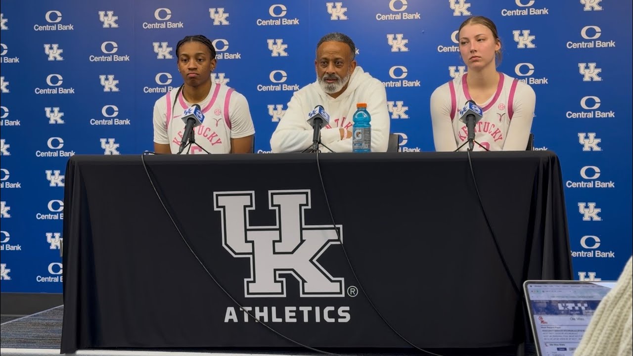 Kenny Brooks, Clara Strack and Tonie Morgan Press Conference Post Ole Miss Win!