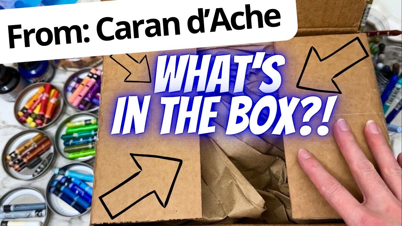 🎨 РАСПАКОВКА 3 НОВЫХ ХУДОЖЕСТВЕННЫХ ПРИНАДЛЕЖНОСТЕЙ от Caran d'Ache!