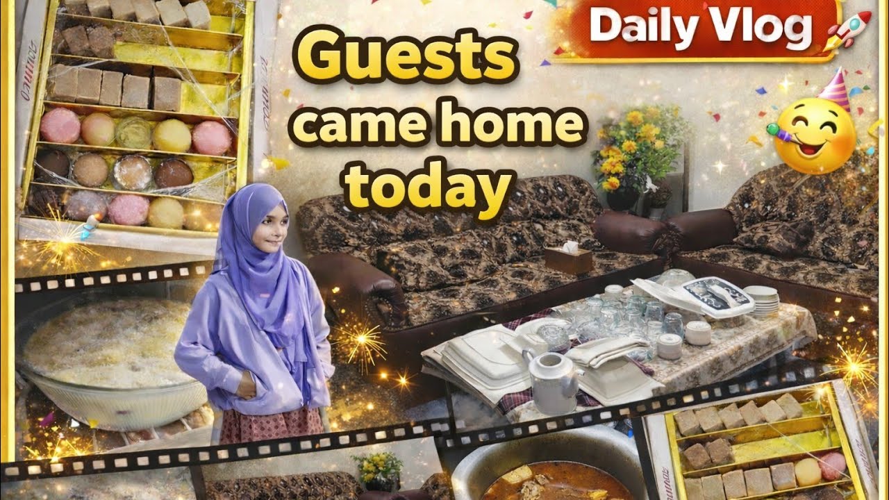 ⭐ Aaj Hamare Ghar Mehmaan Aaye | Family Vlog ⭐“Guests at home || pure happiness