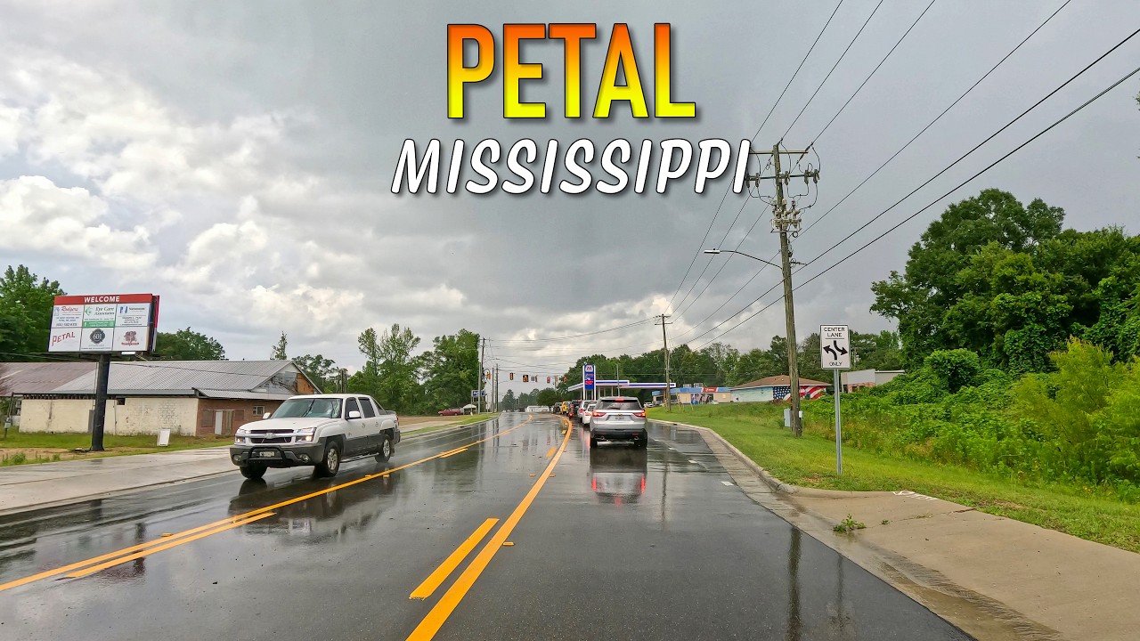 Petal Mississippi Driving Through