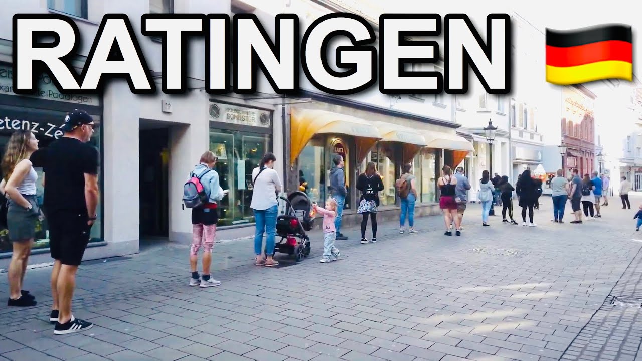 [4K] Ratingen City Walk - Germany Historical Old Town Walking
