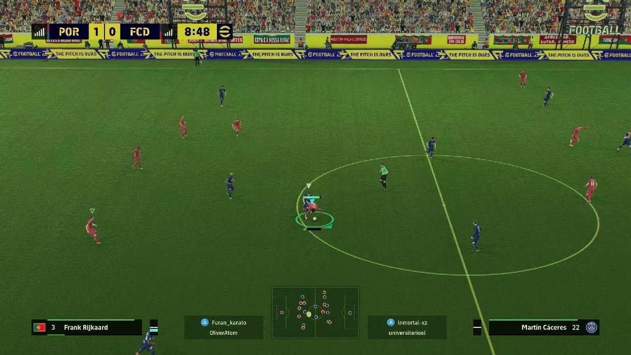 eFootball_2026 Jugadores que corren con un Saco al hombro, HANDICAP y SMART ASSIST