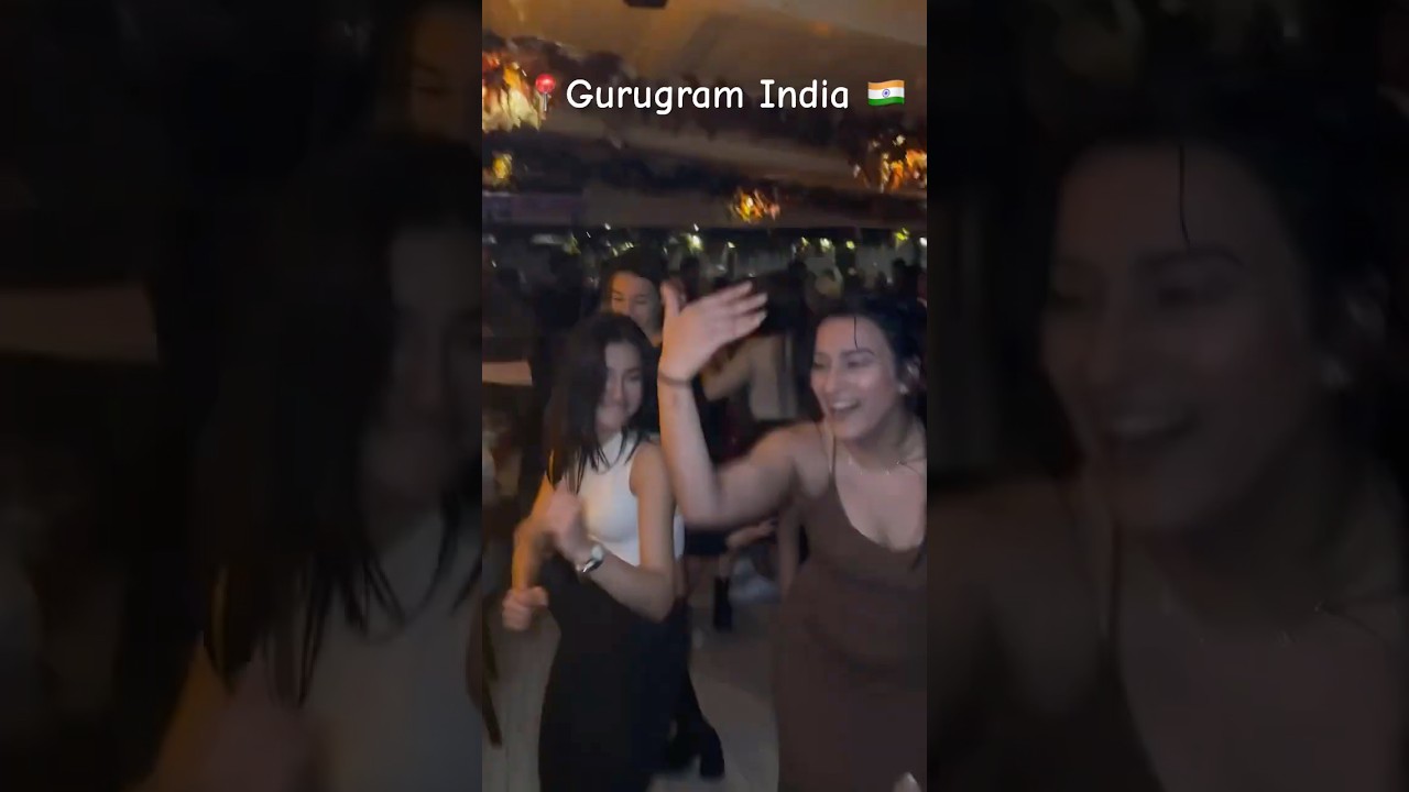 Nightlife Gurugram 😱 #nightlife #thailand #india #goa #nightgurugram #gurugram #ytshorts #shorts
