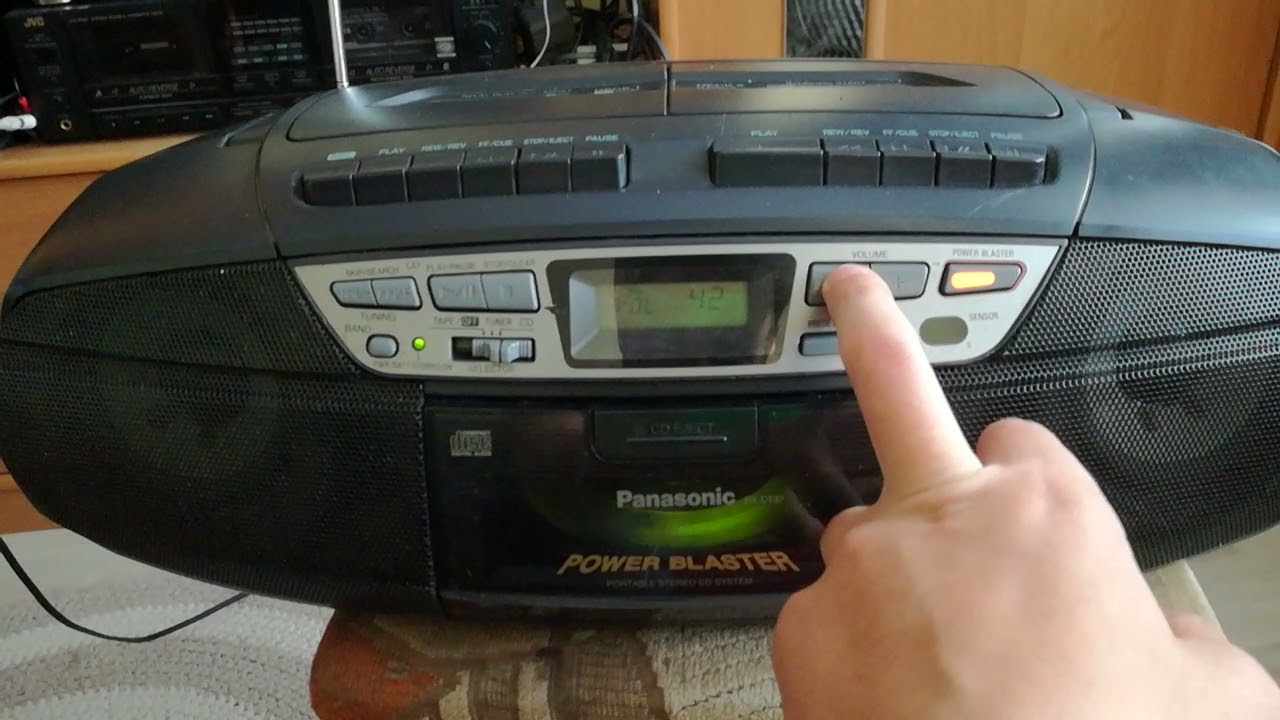 Panasonic RX-DT505 1992 vs RX-DT37 1996. 15w vs 40w