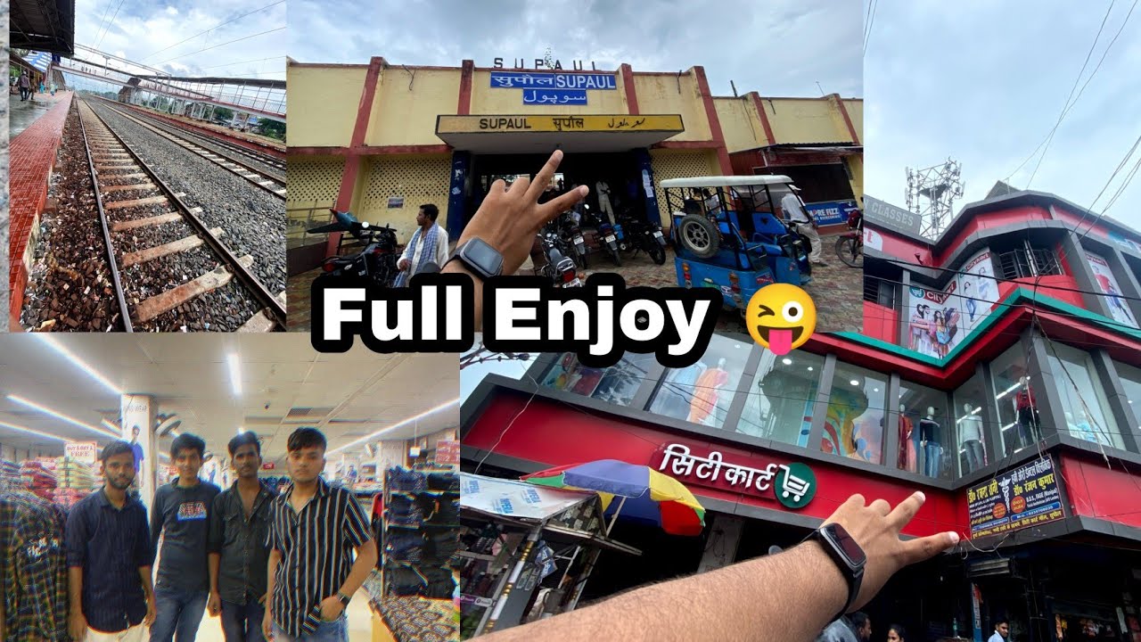 Supaul City: Bus & Train Journey|| Full Enjoy || 😜