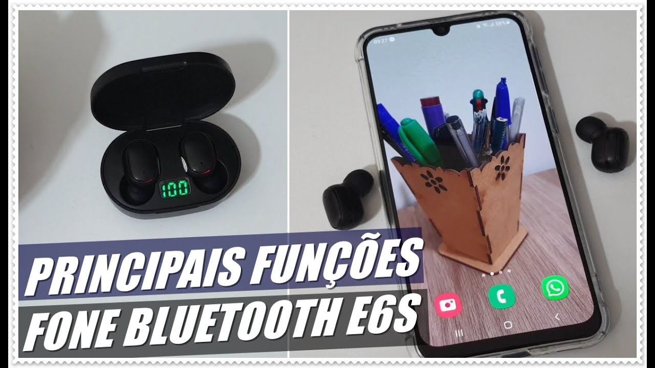 Análise Das Principais Funções do Mini Fone de Ouvido E6S True Bluetooth 5.0