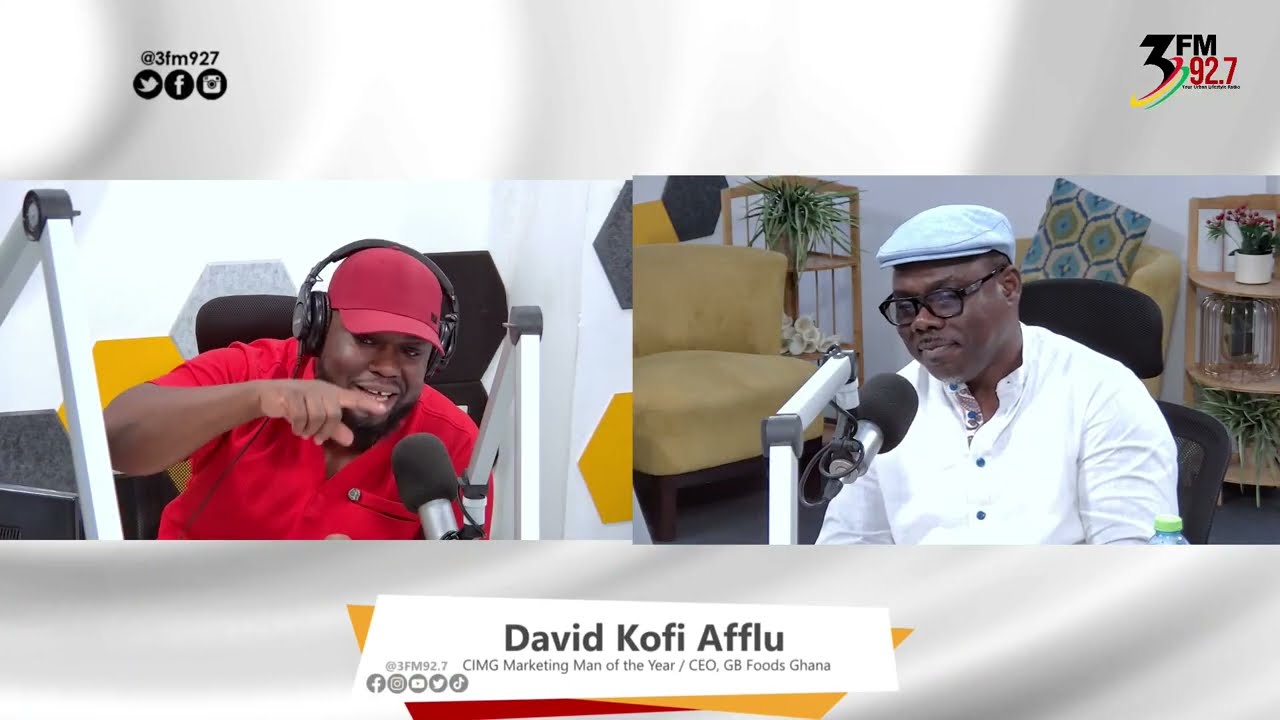 Time with CIMG Marketing Man of The Year / CEO of GBFoods on #3FMDrive