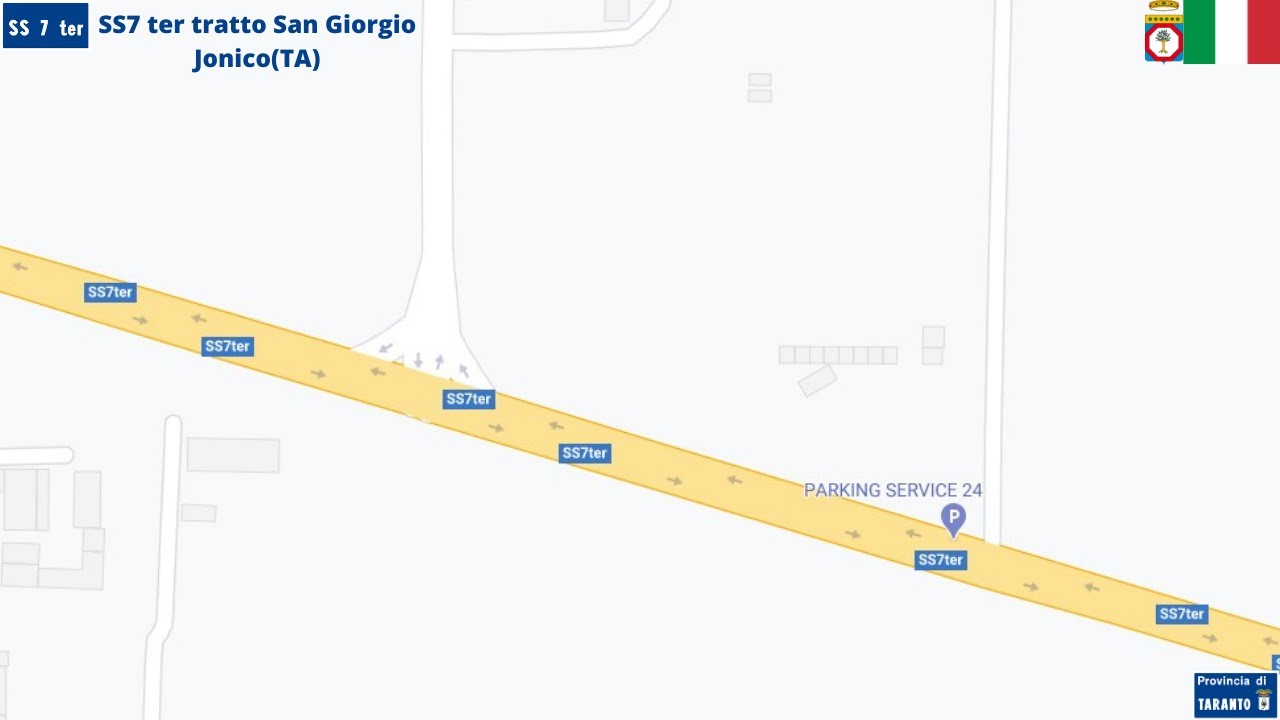 SS7 ter salentina tratto San Giorgio Jonico/innesto con la SP104