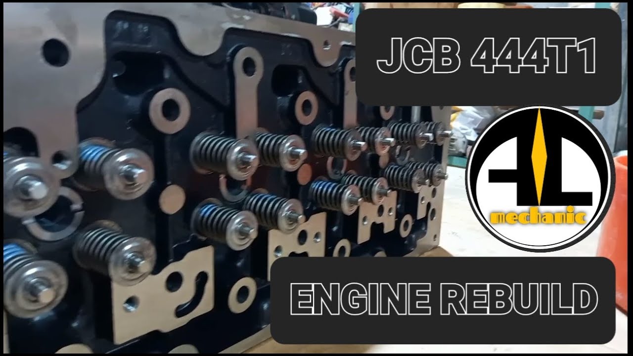 JCB 444T1 ENGINE,Paano pag-asemble ng cylinder head at paghigpit ng head bolt