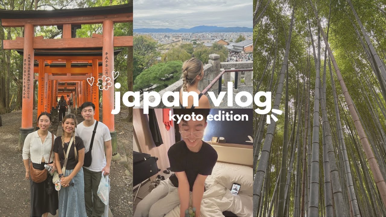japan vlog☆彡 fushimi inari, adashino nenbutsuji and making custom rings in kyoto