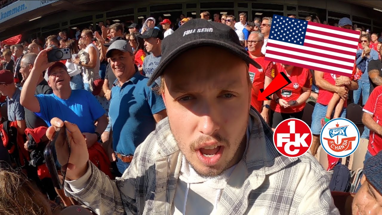 AMERICAN EXPERIENCES THE BUNDESLIGA 2 FOR THE FIRST TIME | 1. FC KAISERSLAUTERN VS FC HANSA ROSTOCK