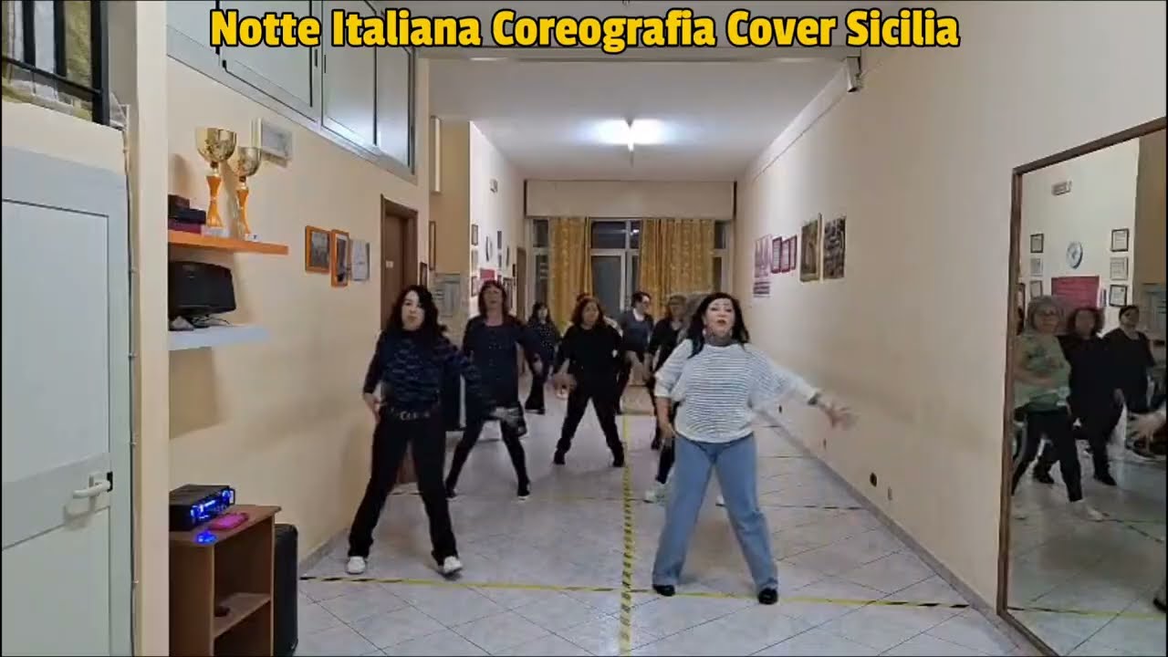 Notte Italiana - Coreografia Cover Sicilia Ballo di Gruppo 2026 - Segue Video di Spalle 