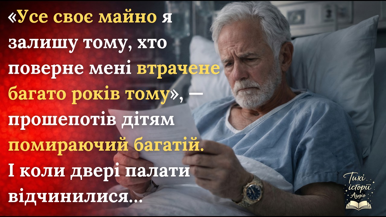 «Він пообіцяв спадок тому, хто поверне втрачене… Та двері палати відчинилися»