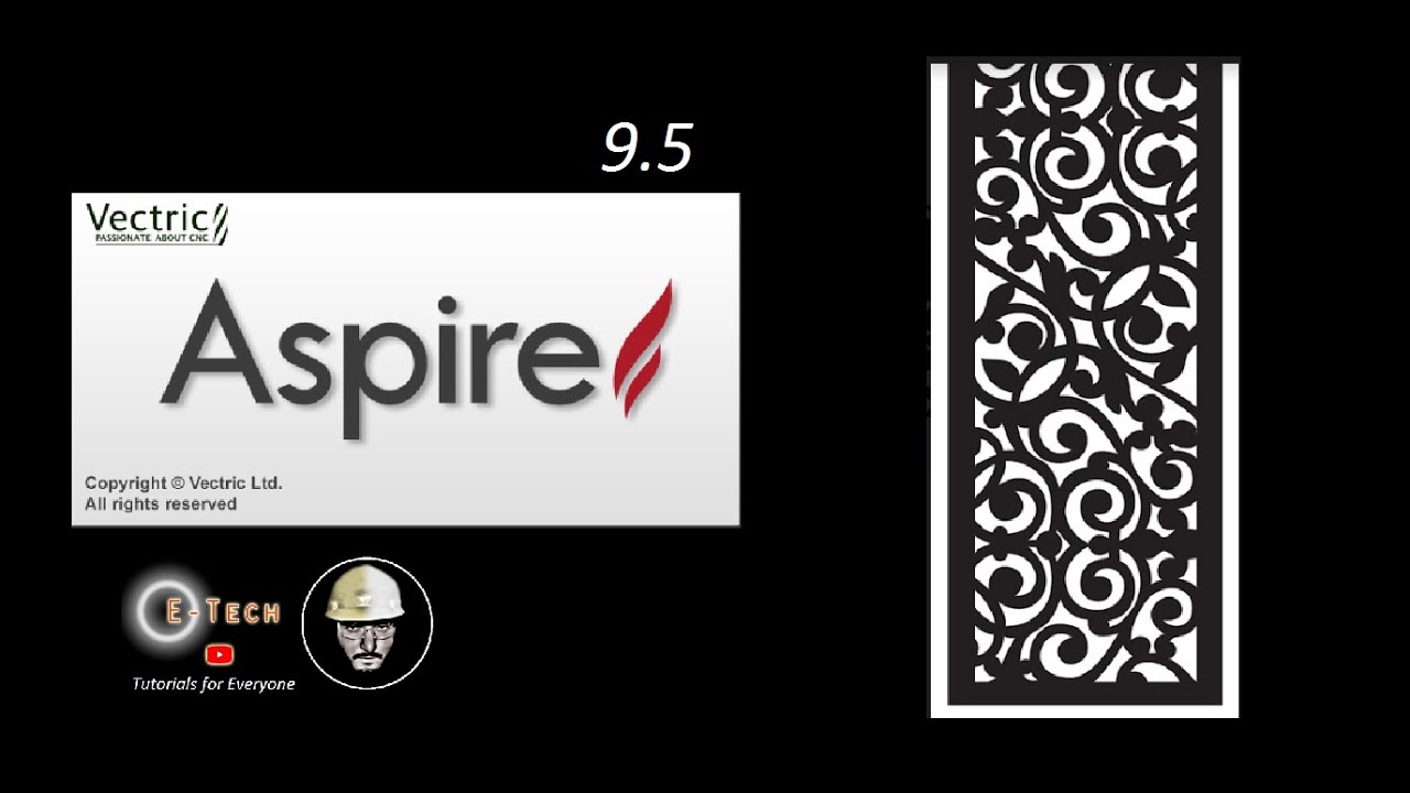 Aspire 9.5 Tracing IMAGE Vectors |  CNC Wood Carving Software