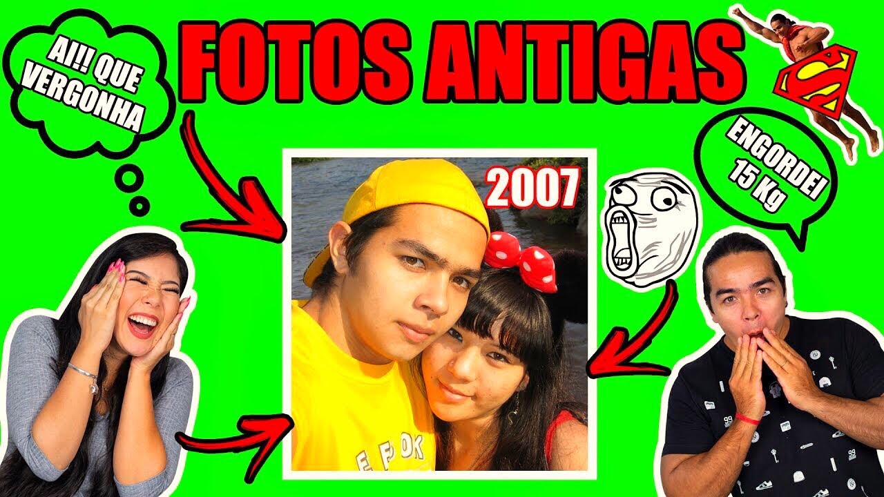 REAGINDO A NOSSAS FOTOS ANTIGAS DE 12 ANOS ATRÁS (2007) | Maru e Bomba