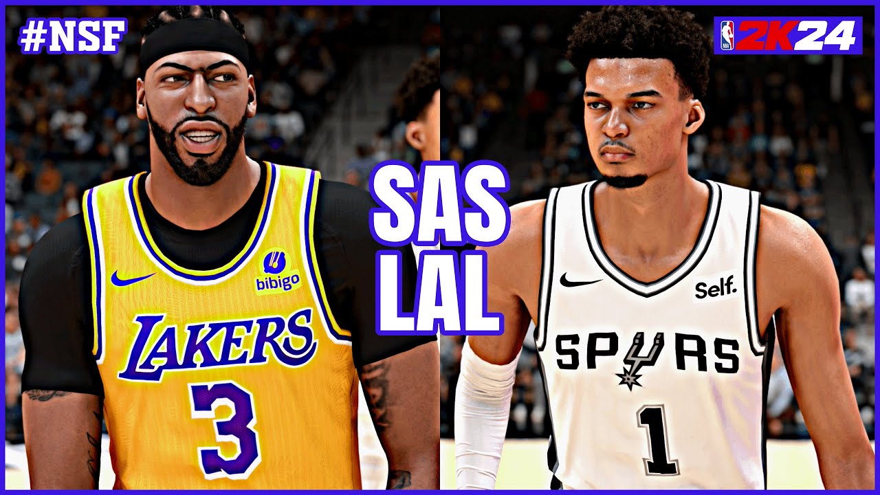 LAKERS vs SPURS (PS5) - NBA 2K24 [4K UHD]