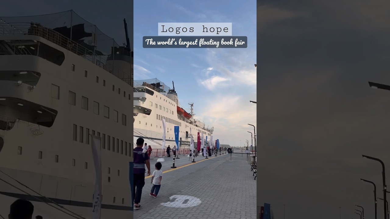 Inside the floating library- @LogosHope . #dubai #uae #explore #abudhabi #ship #logoshope