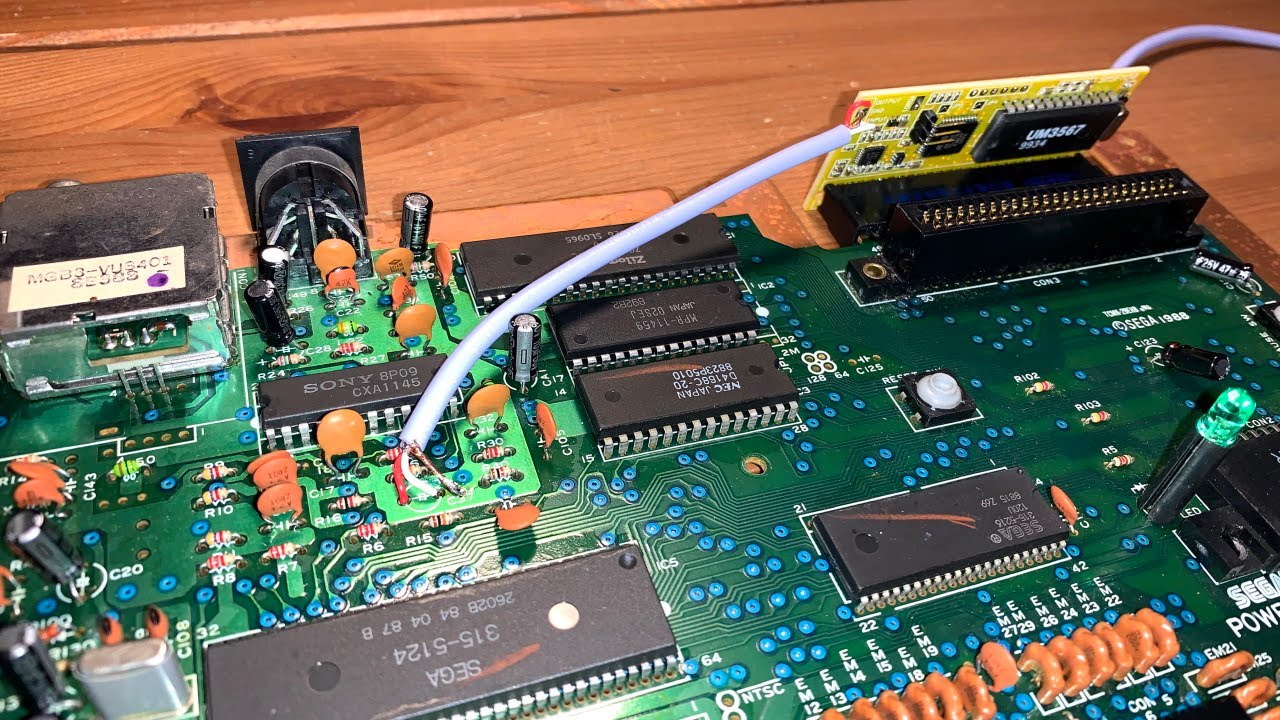 Sega Master System FM Sound Expansion Board Install!