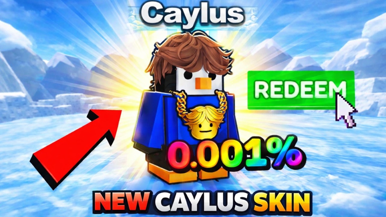 How To Get The NEW CAYLUS Skin In KNOCKOUT🐧 Roblox