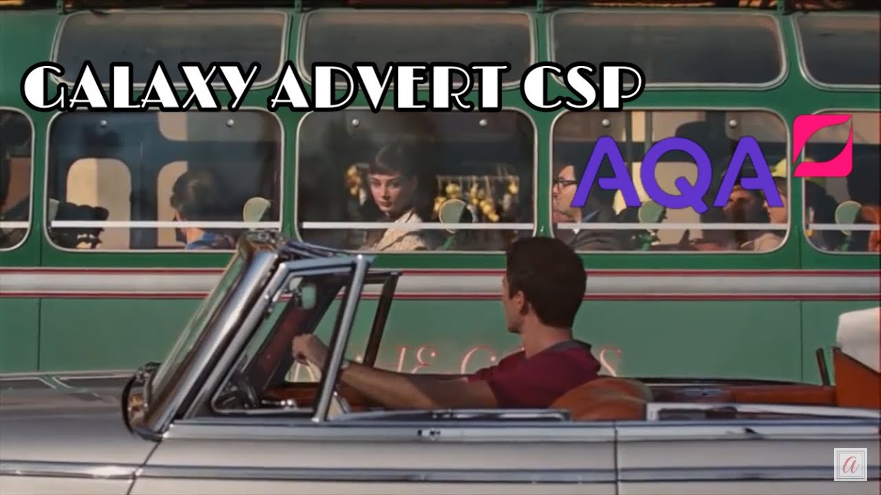 Media Studies - Galaxy Advert CSP