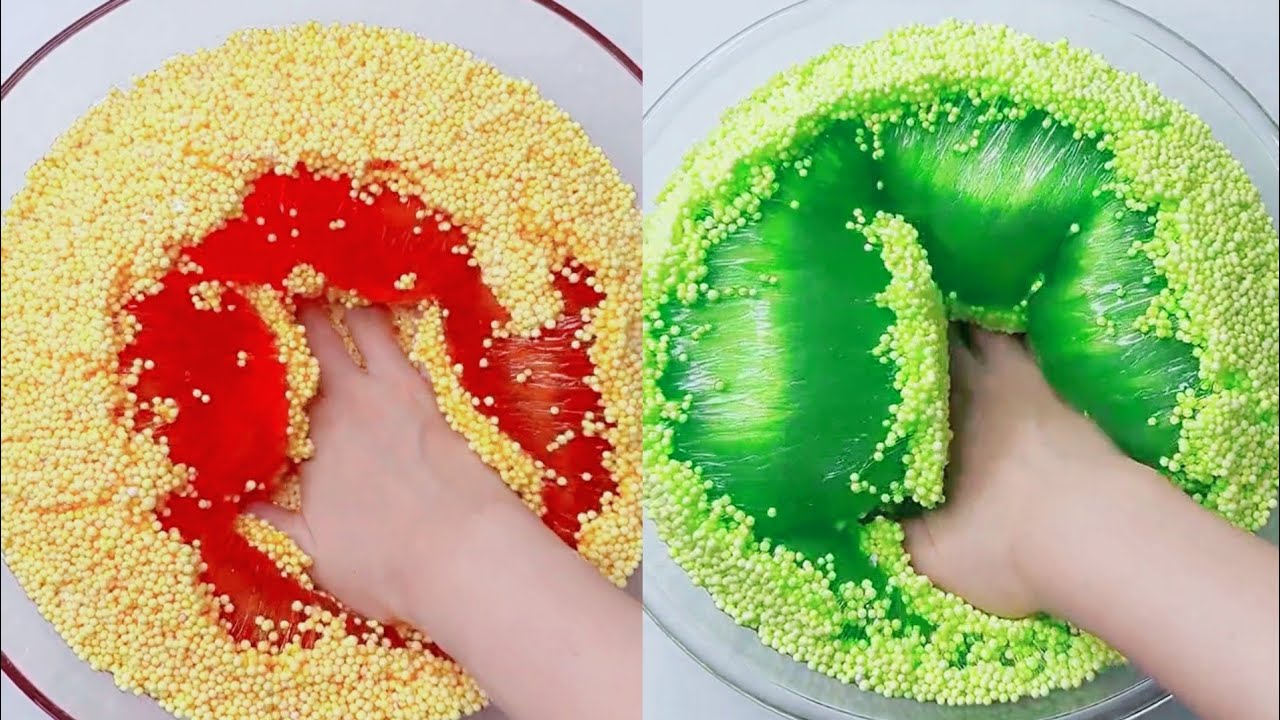 Satisfying With Mixing Slime Asmr Video Thỏa mãn với chất nhờn kỳ lạ #slime  # 21 