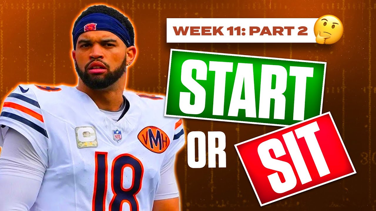Week 11 Start Sit Advice (Part 2) | Sneaky Starts & Players to BENCH | 2025 Fantasy Football Advice