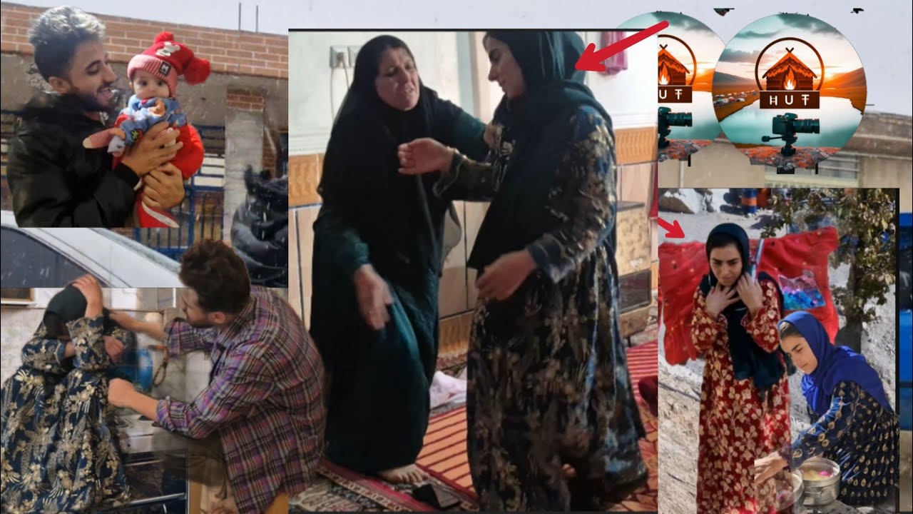 A mother who beats her daughter-in-law in front of her son