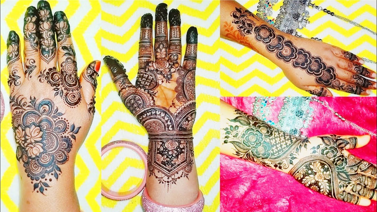 Unique Front Hand Different Mehndi Designs | Trending Easy Back Hand Henna | Beginners Friendly 
