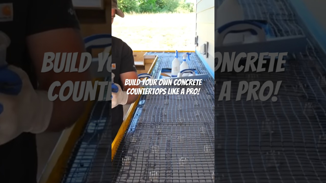 Build Your Own Concrete Countertops! 