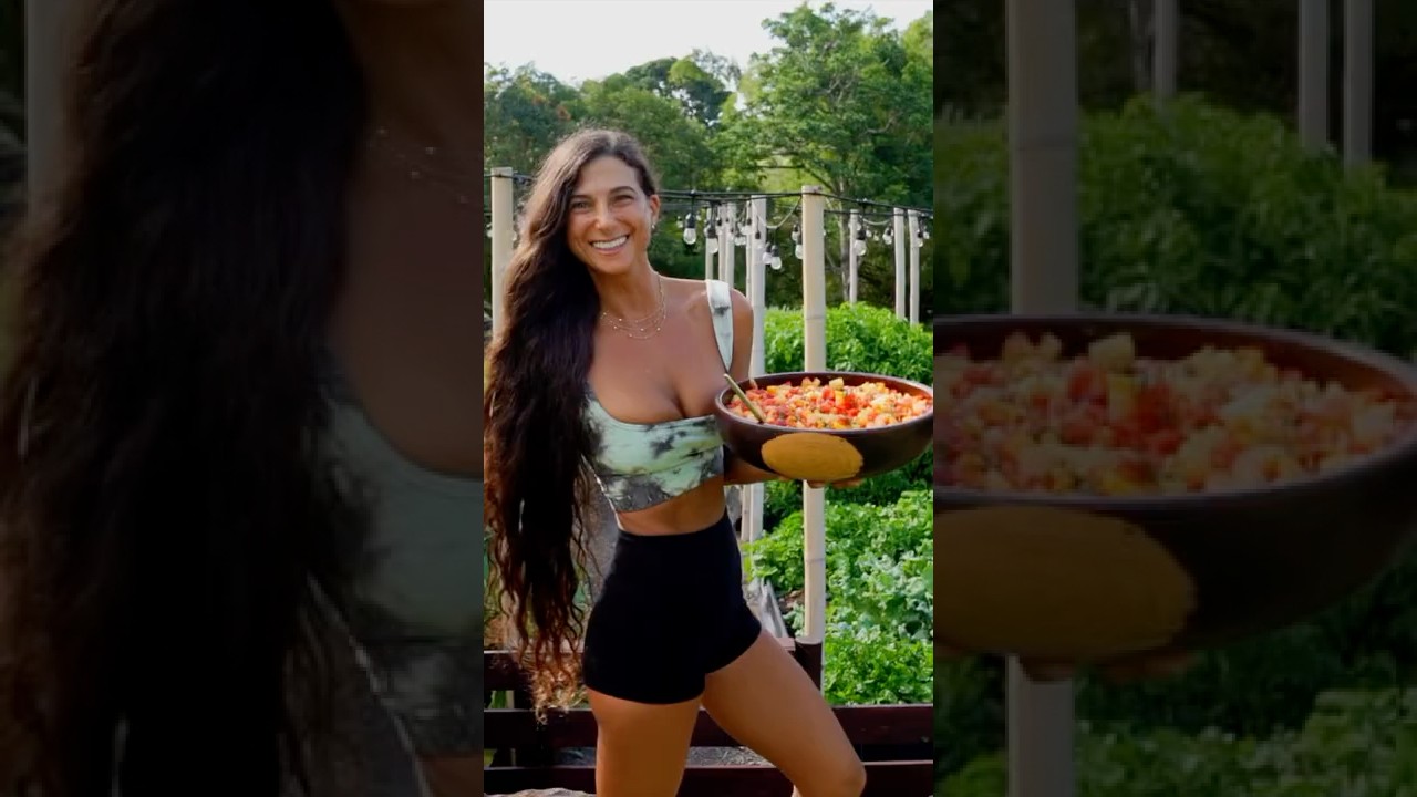 Best Summer Fruit Salad! 🍉🥭🍓 Save this recipe! 🍍😋🌱 Sweet, simple, satisfying, & vegan. ✨🌈💫