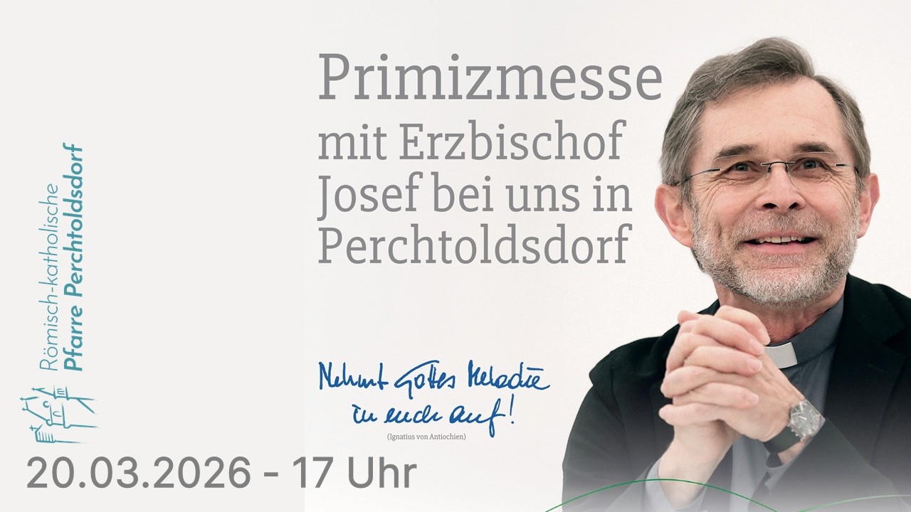 Primizmesse mit Erzbischof Josef Grünwidl