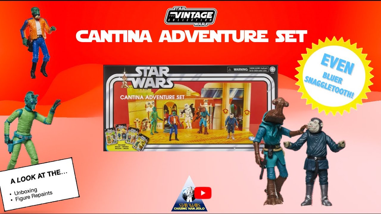 Cantina Adventure Set | from Hasbro’s Star Wars: The Vintage Collection | Unboxing