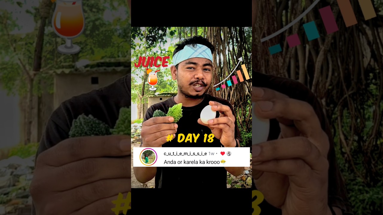 EGG + KARELA JUICE 🥤 CHALLENGE 😵&zwj;💫🔥 #shorts #shortsfeed
