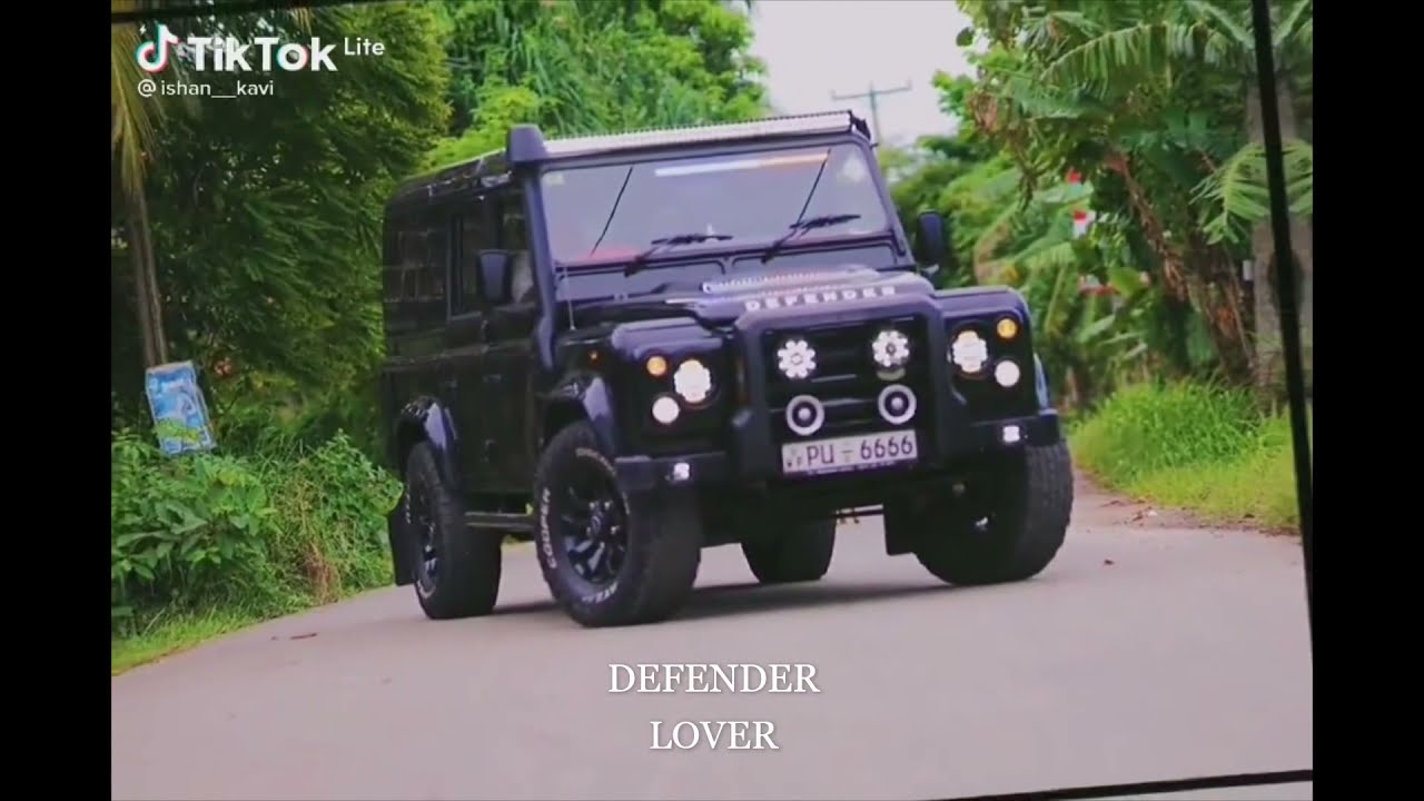 ලන්කාවෙ තියෙන පට්ටම Defender ටික | Sri lankan Defender Tik Tok Video Collection