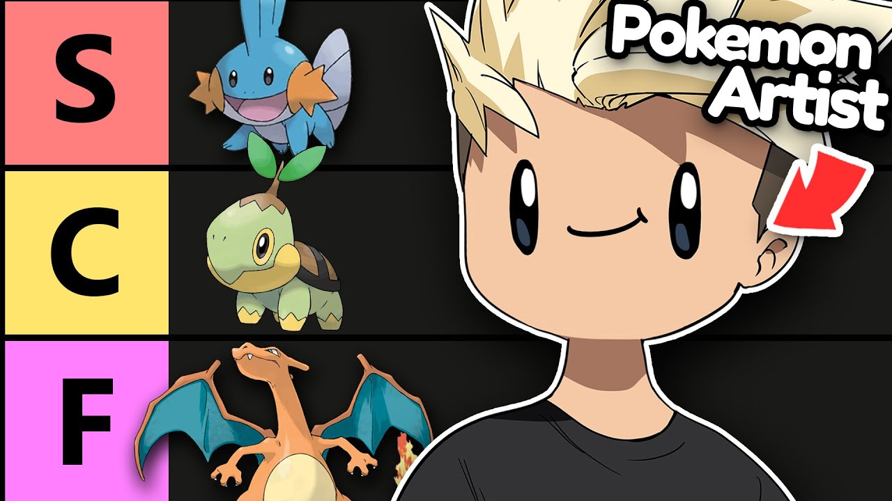 Pok&eacute;mon Artist Ranks EVERY Starter Design