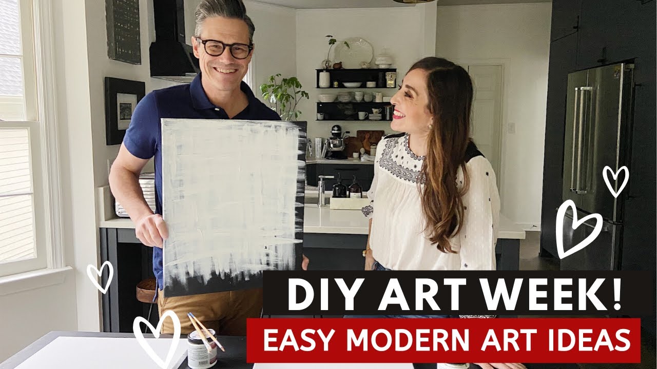 EASY DIY Modern Art You Can Do at Home
