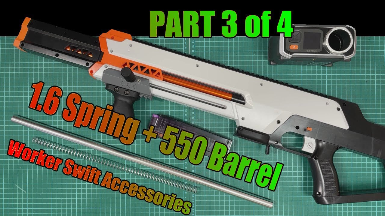 Worker Swift Accessories Part 3 of 4 - 1.6 Spring + 550 Barrel