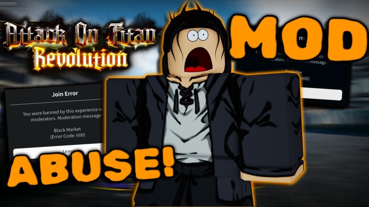 МОДЫ AOT Revolution БАНЯТ ИГРОКОВ БЕЗ ПРИЧИНЫ! (ОСТОРОЖНО!)