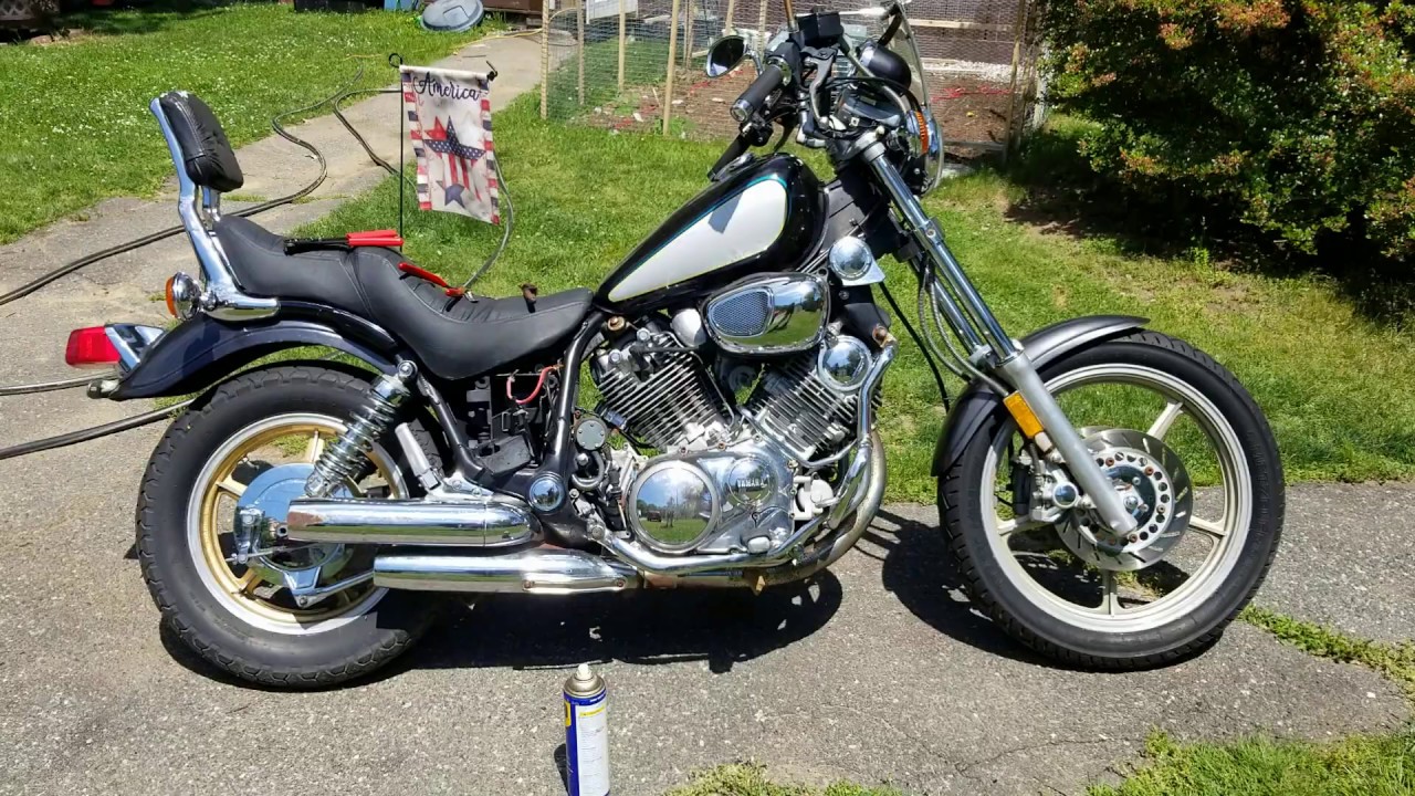 1990 Yamaha virgo xv1100 first start in 4 years
