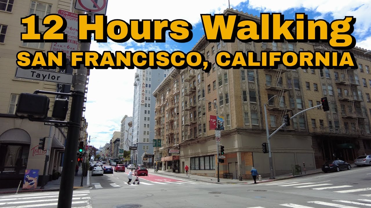 12 Hours of Walking the Streets of San Francisco, California, USA in 4K (June 2024)